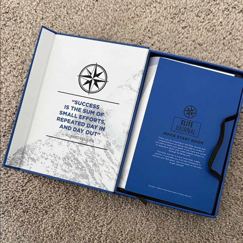 DLPELITE.com DLP ELITE JOURNAL Goal Tracking Brand New.